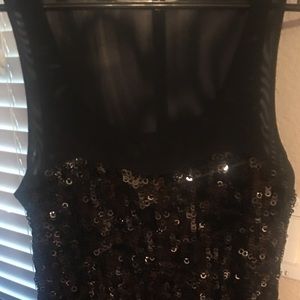 Sophisticated lil black Gown. HOT